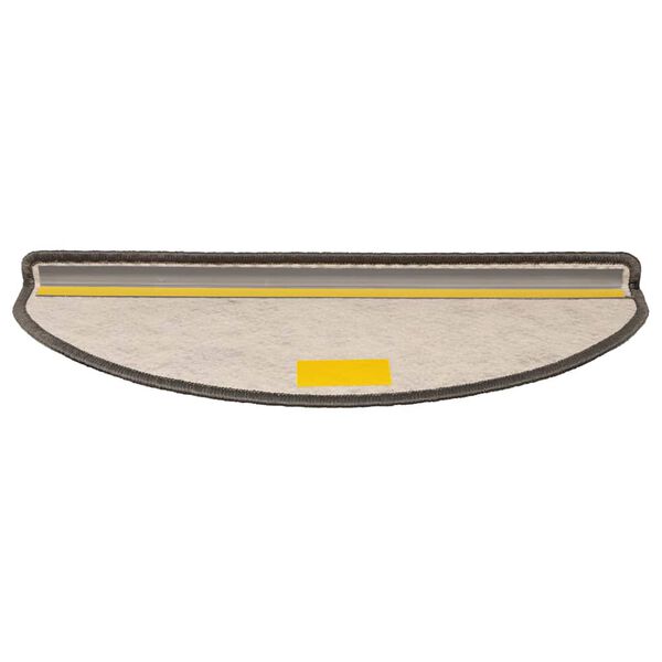 vidaXL Stufenmatten Selbstklebend Sisal-Optik 30 Stk. 65x21x4cm Grau-Beige