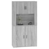 vidaXL Highboard Grau Sonoma Holzwerkstoff