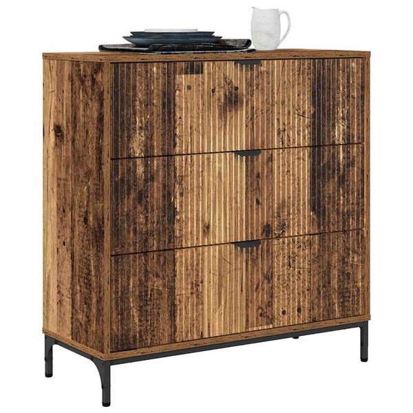 vidaXL Sideboard Altholz 79,5 x 33 x 82 cm Holzwerkstoff