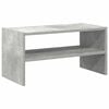 vidaXL Schuhregal Stapelbar Betongrau 60x30x30,5 cm