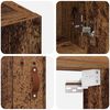 vidaXL Wandschrank Wandmontiert Altholz 60 x 31 x 60 cm Holzwerkstoff