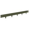 vidaXL Raseneinfassung 10 pcs 100 x 12 cm Stahl Olivgr&uuml;n