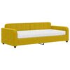 vidaXL Tagesbett mit Matratze Gelb 90x200 cm Samt