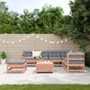 vidaXL 8-tlg. Garten-Lounge-Set mit Kissen Massivholz Douglasie
