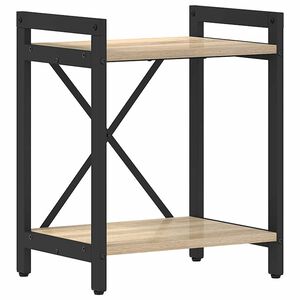 vidaXL B&uuml;cherregal 40 x 30 x 50 cm Holzwerkstoff Sonoma-Eiche