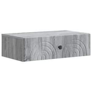 vidaXL Wandmontierter Beistelltisch 59 x 34,5 x 17 cm Holzwerkstoff