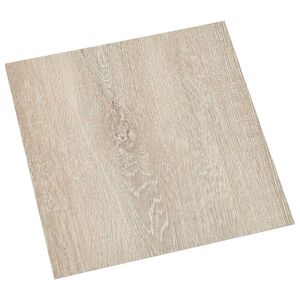 vidaXL Bodenplanken Beige 5,11 m&sup2; 55 Stk. PVC
