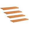 vidaXL Treppenstufen 4 stk. 90 x 30 x 2 cm Hellbraun Massivholz Buche