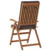 vidaXL Gartenstuhl 4 pcs Braun 57 x 71,5 x 104 cm Massivholz Teak