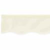 vidaXL Markisenersatzstoff Creme 235 x 195 cm Polyester