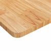 vidaXL Waschtischplatte Hellbraun 100x60x2,5 cm Massivholz Behandelt