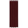 vidaXL Verdunkelungsvorhänge 2 pcs Weinrot 140 x 260 cm Samt