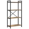 vidaXL B&uuml;cherregal 60 x 30 x 120 cm Holzwerkstoff Artisan-Eiche