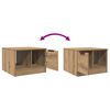 vidaXL Couchtisch Artisan-Eiche 50x50x36 cm Holzwerkstoff