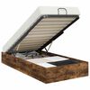 vidaXL Ottoman Bettgestell Ger&auml;ucherte Eiche 203 x 90 x 25 cm