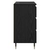 vidaXL Sideboard Schwarz Eichen-Optik 60 x 35 x 70 cm Holzwerkstoff