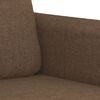 vidaXL 2-Sitzer-Sofa Braun 120 cm Stoff