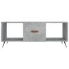 vidaXL Couchtisch Betongrau 102x50x40 cm Holzwerkstoff