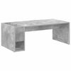 vidaXL Couchtisch Beton Grau 101,5 x 50 x 37 cm Holzwerkstoff
