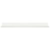 vidaXL Schwebendes Regal 2 pcs Wei&szlig; 60 x 18 x 2,5 cm Stahl