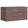 vidaXL Garten-Kissenbox PE Rattan 194x100x103 cm Braun