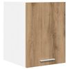 vidaXL H&auml;ngeschrank mit T&uuml;r Artisan-Eiche und Wei&szlig; 30 x 31 x 40 cm