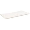 vidaXL Schreibtischplatte Wei&szlig; 110x55x2,5 cm Massivholz Kiefer
