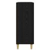 vidaXL Sideboard Schwarz Eichen-Optik 70 x 34 x 90 cm Holzwerkstoff