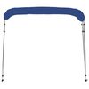 vidaXL 4-Bow Bimini Top Blau 243x180x137 cm