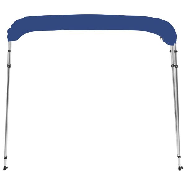 vidaXL 4-Bow Bimini Top Blau 243x180x137 cm