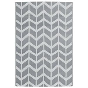 vidaXL Outdoor-Teppich ARAKIL Grau 140x200 cm PP