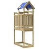 vidaXL Spielturm Braun Massives impr&auml;gniertes Holz