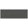vidaXL Wandkopfteilen 12 stk. 90 x 30 cm Dunkelgrau Stoff
