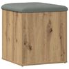 vidaXL Sitzbank mit Stauraum Artisan-Eiche 42x42x45 cm Holzwerkstoff