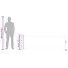 vidaXL Ausziehbare Seitenmarkise 80&times;300 cm Creme