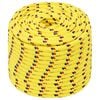 vidaXL Mehrzweck-Allzweckseil 12 mm 50 m Gelb PP 930 kg Max. Traglast