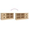 vidaXL TV-Schrank Sonoma-Eiche 102x35,5x47,5 cm Holzwerkstoff