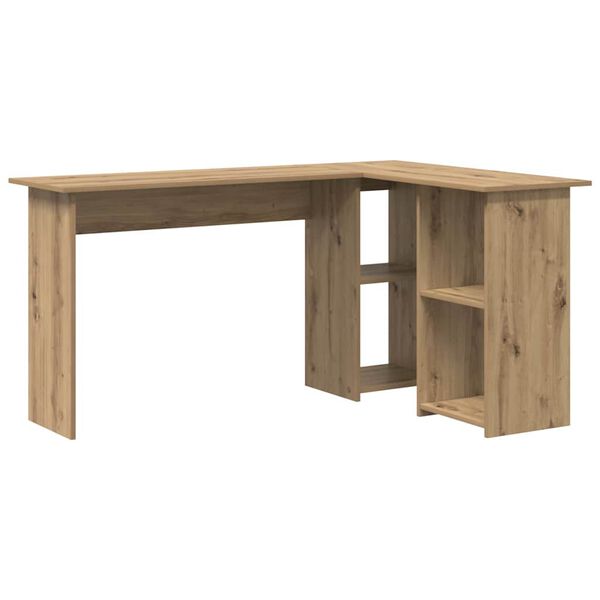 vidaXL Schreibtisch Artisan-Eiche 142 x 102 x 73 cm Holzwerkstoff