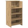 vidaXL Empfangstheke Artisan-Eiche 135x50x103,5 cm Holzwerkstoff