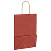 vidaXL Papiertragetaschen 50 Stk. mit Henkeln Rot 15x8x21 cm