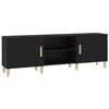 vidaXL TV-Schrank Schwarz 150x30x50 cm Holzwerkstoff