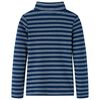 Kinder-Langarmshirt Marineblau 128