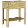 vidaXL Hoher Pflanzer Braun 85,5 x 46,5 x 96 cm