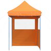 vidaXL Party-Zelt Orange 200 x 200 x 306 cm Oxford-Stoff