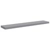 vidaXL Schwebende Wandregale 4 Stk. Grau 120x23,5x3,8 cm MDF