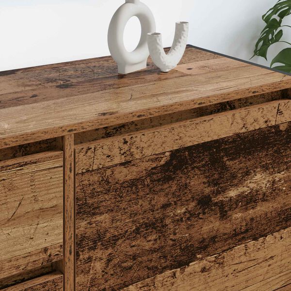 vidaXL TV-Schr&auml;nk Altholz 100 x 36 x 49.5 cm Holzwerkstoff