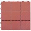 vidaXL Terrassenfliese 10 pcs Rot 30,5 x 30,5 x 2,2 cm Polypropylen