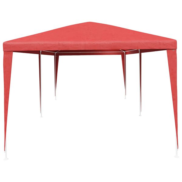vidaXL Partyzelt Rot 600 x 300 x 255 cm PE und Stahl