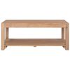 vidaXL Couchtisch 100x50x40 cm Massivholz Teak