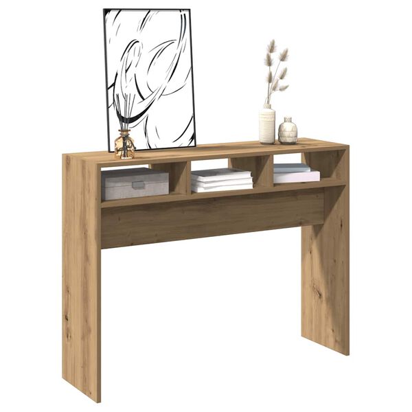 vidaXL Konsolentisch Artisan-Eiche 105x30x80 cm Holzwerkstoff
